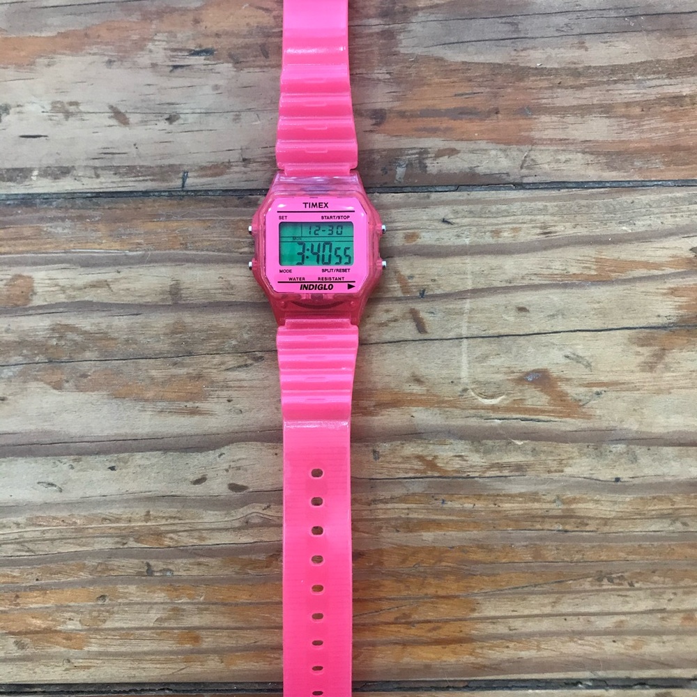 Timex Hot Pink Indiglo Watch